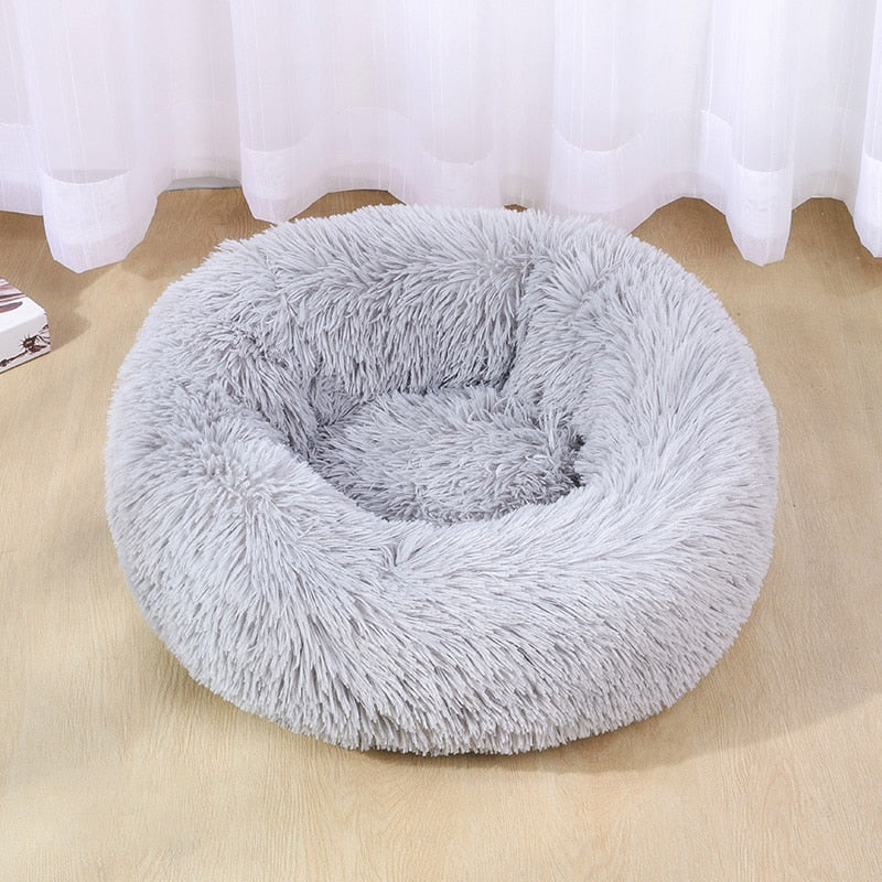 Pet Bed Super Soft Washable Long Plush Velvet Sofa