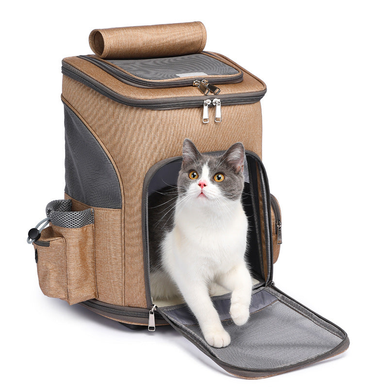 Portable Folding Trolley | Pet Backpack