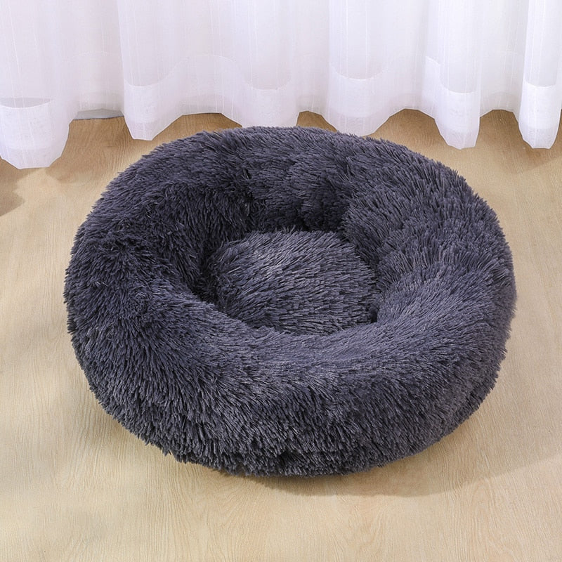 Pet Bed Super Soft Washable Long Plush Velvet Sofa