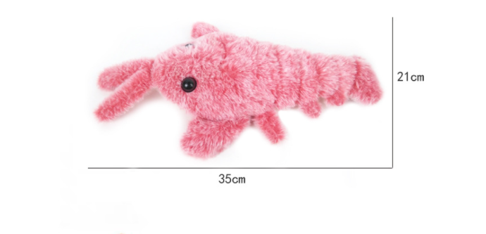 Pet Toys Electric Jumping Shrimp | USB Charging Pets Toy