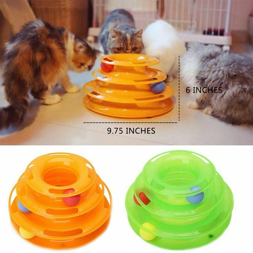 Pet Cat Crazy Ball Disk | Interactive Toys