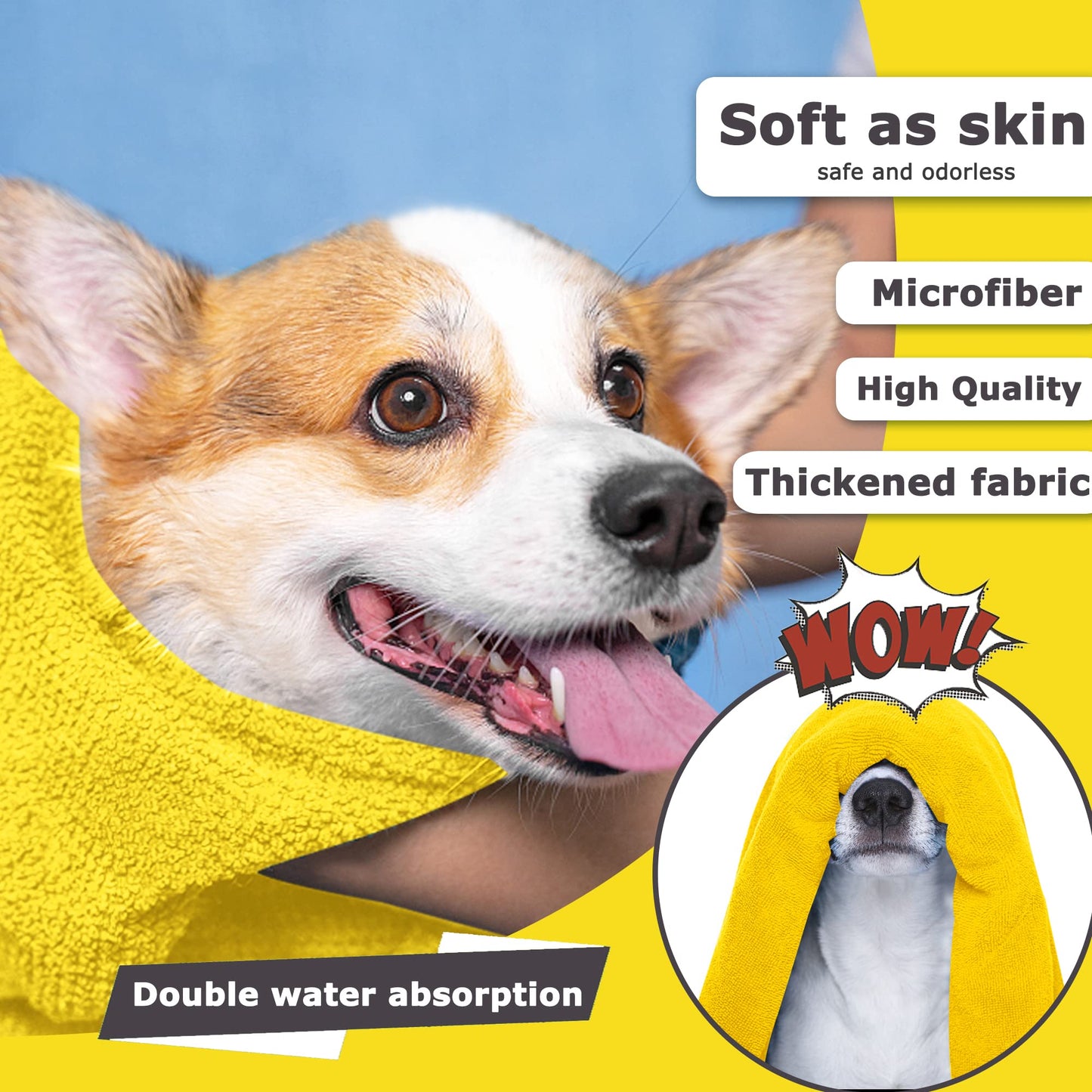 Dog Towels For Drying Dogs Drying Towel Dog Bath Towel