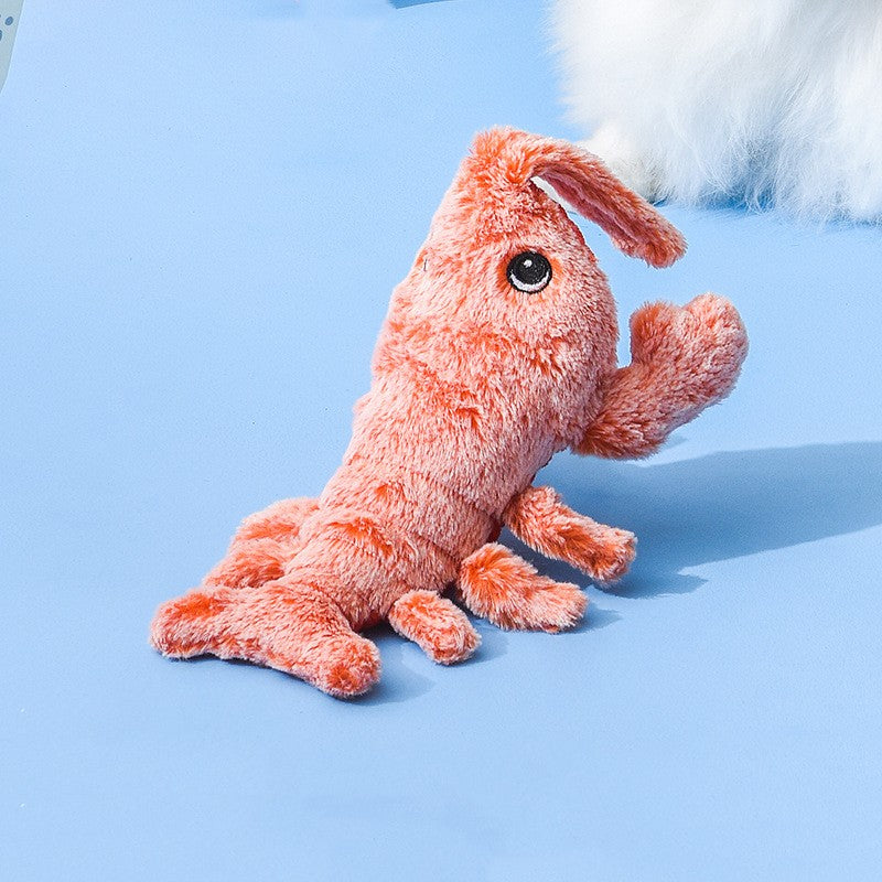 Pet Toys Electric Jumping Shrimp | USB Charging Pets Toy