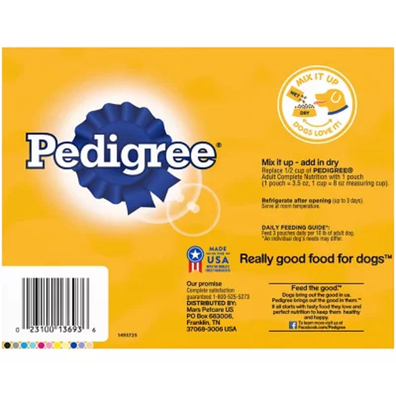 Pedigree Choice Cuts in Gravy Wet Dog Food, Variety Pack (3.5 Oz., 54 Ct.)