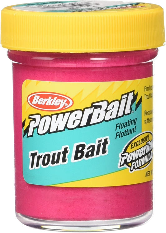 Berkley Powerbait Trout Bait, Fluorescent Red, Jar