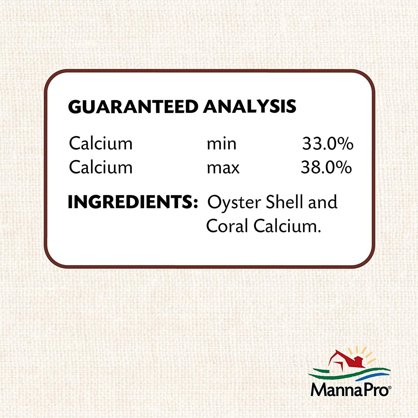 Manna Pro Crushed Oyster Shell Calcium Supplement for Laying Chickens - Poultry Treat - 5 Lbs.