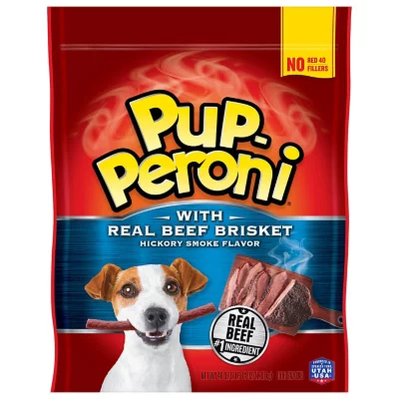 Pup-Peroni Dog Treats with Real Beef Brisket, Hickory Smoked Flavor (46 Oz.)