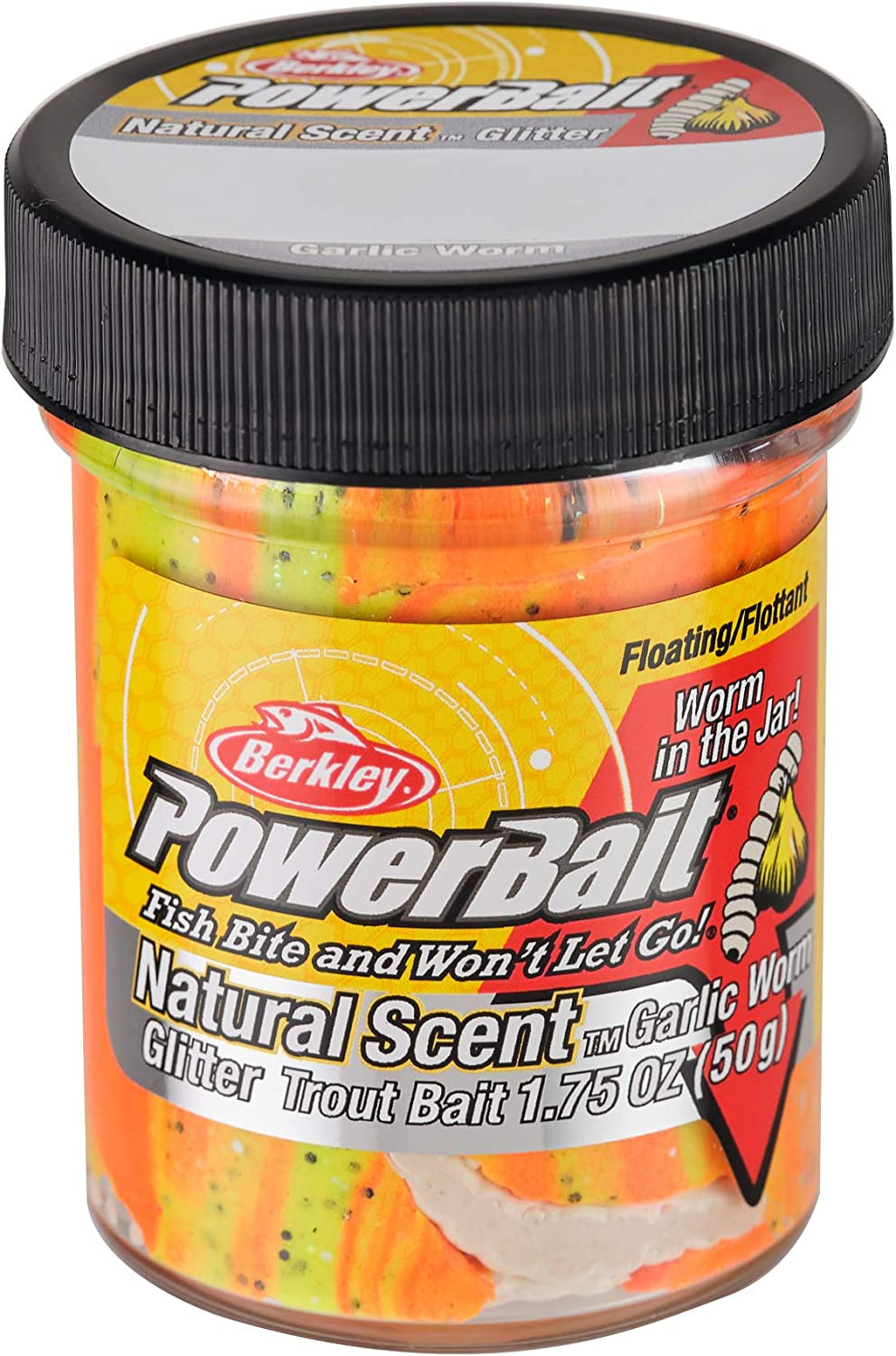 Berkley Powerbait Trout Dough Bait, Tequila Fire, 1.8 Oz