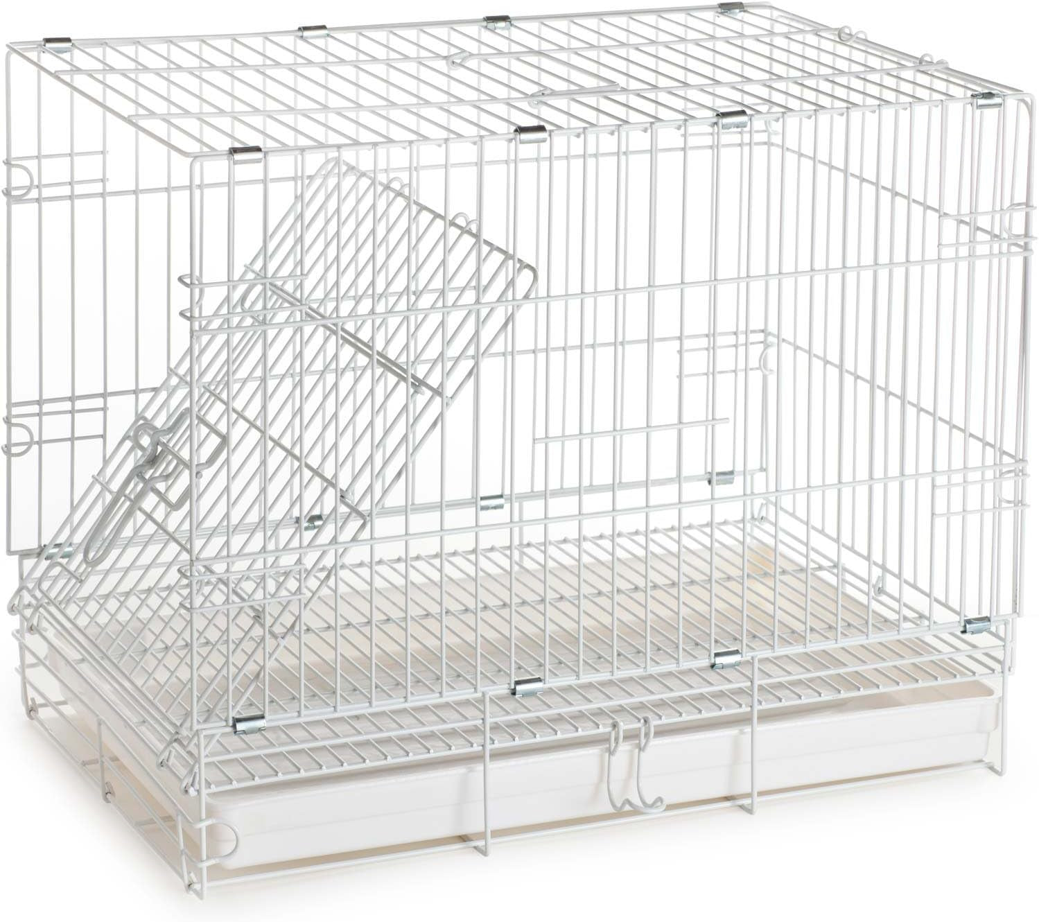 Two Size, Durable Metal Travel or Veterinary Collapsable Parrot Bird Carrier Cage