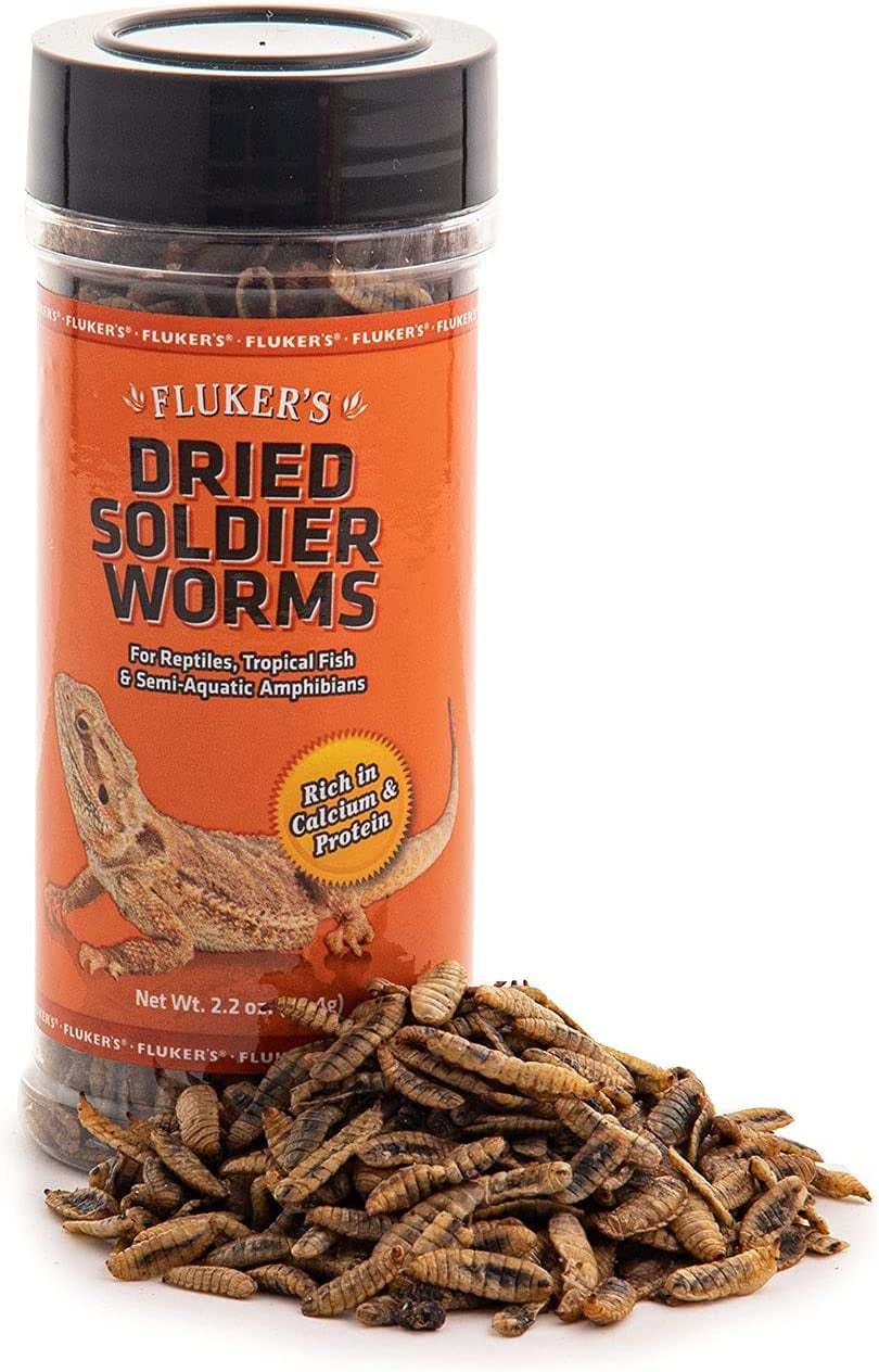 Freeze Dried Insects - Soldierworms, 2.2Oz