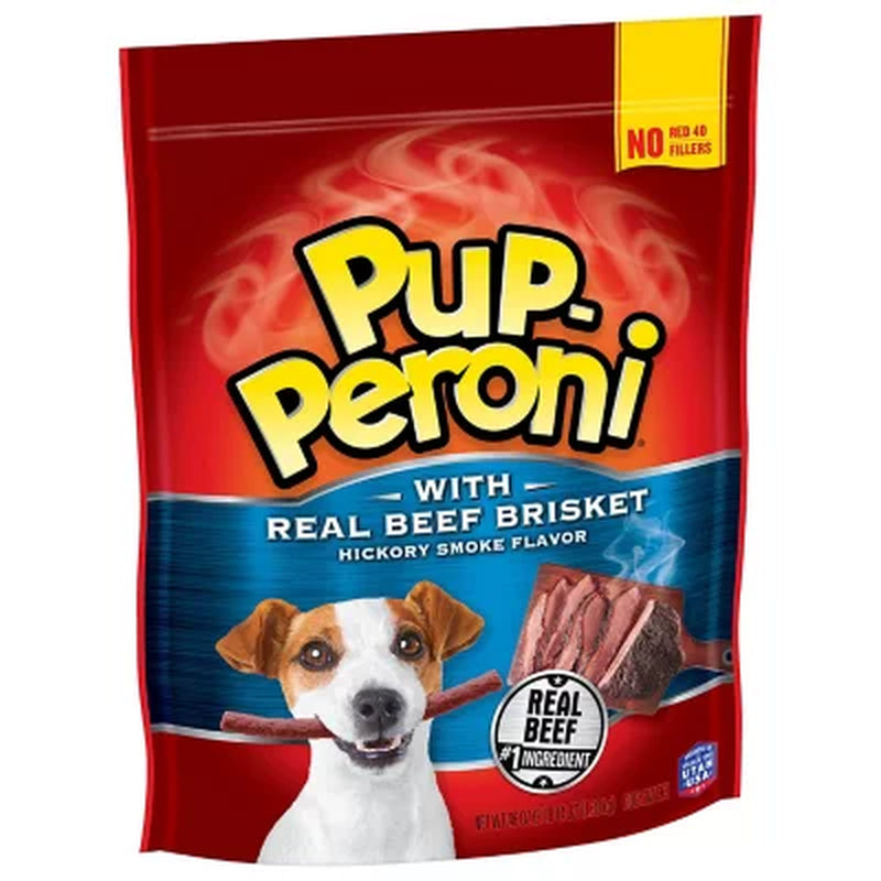 Pup-Peroni Dog Treats with Real Beef Brisket, Hickory Smoked Flavor (46 Oz.)