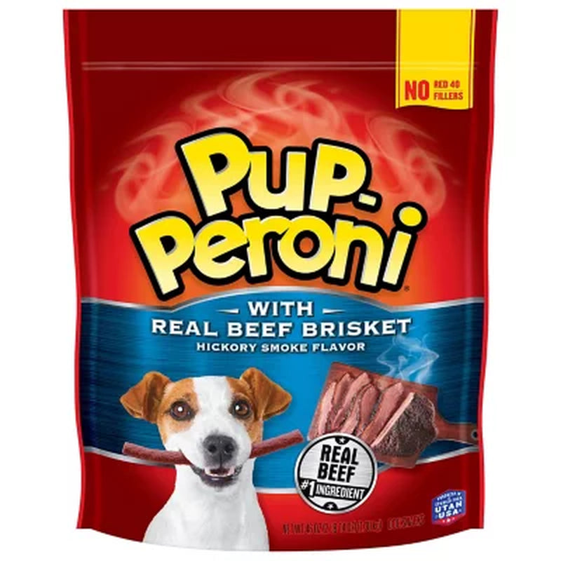 Pup-Peroni Dog Treats with Real Beef Brisket, Hickory Smoked Flavor (46 Oz.)