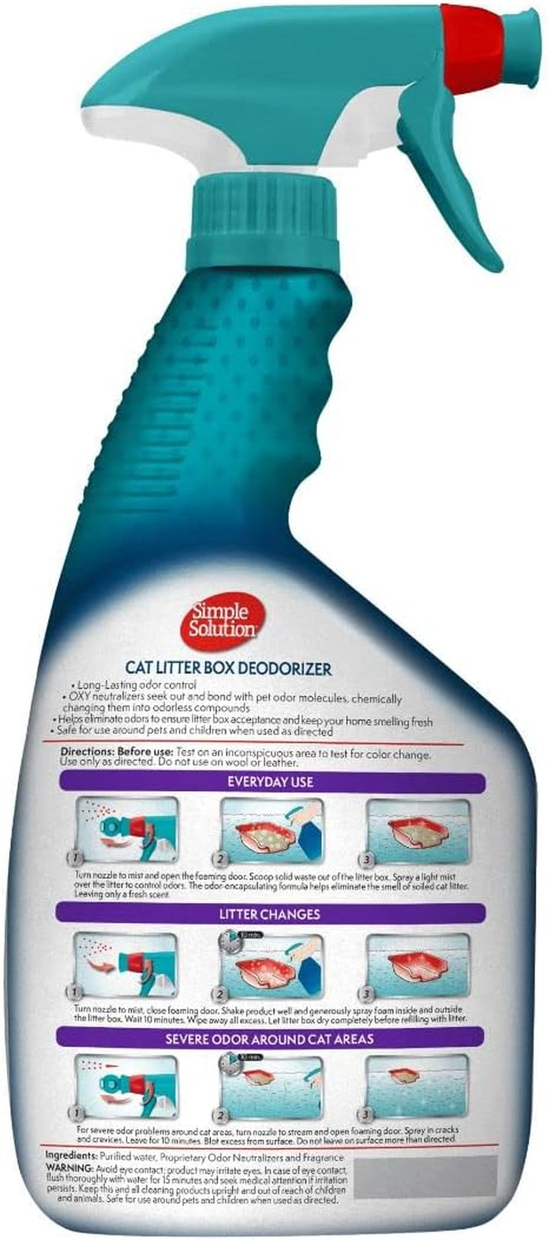 Cat Litter Deodorizer | Litter Box Odor Eliminator | 32 Ounces