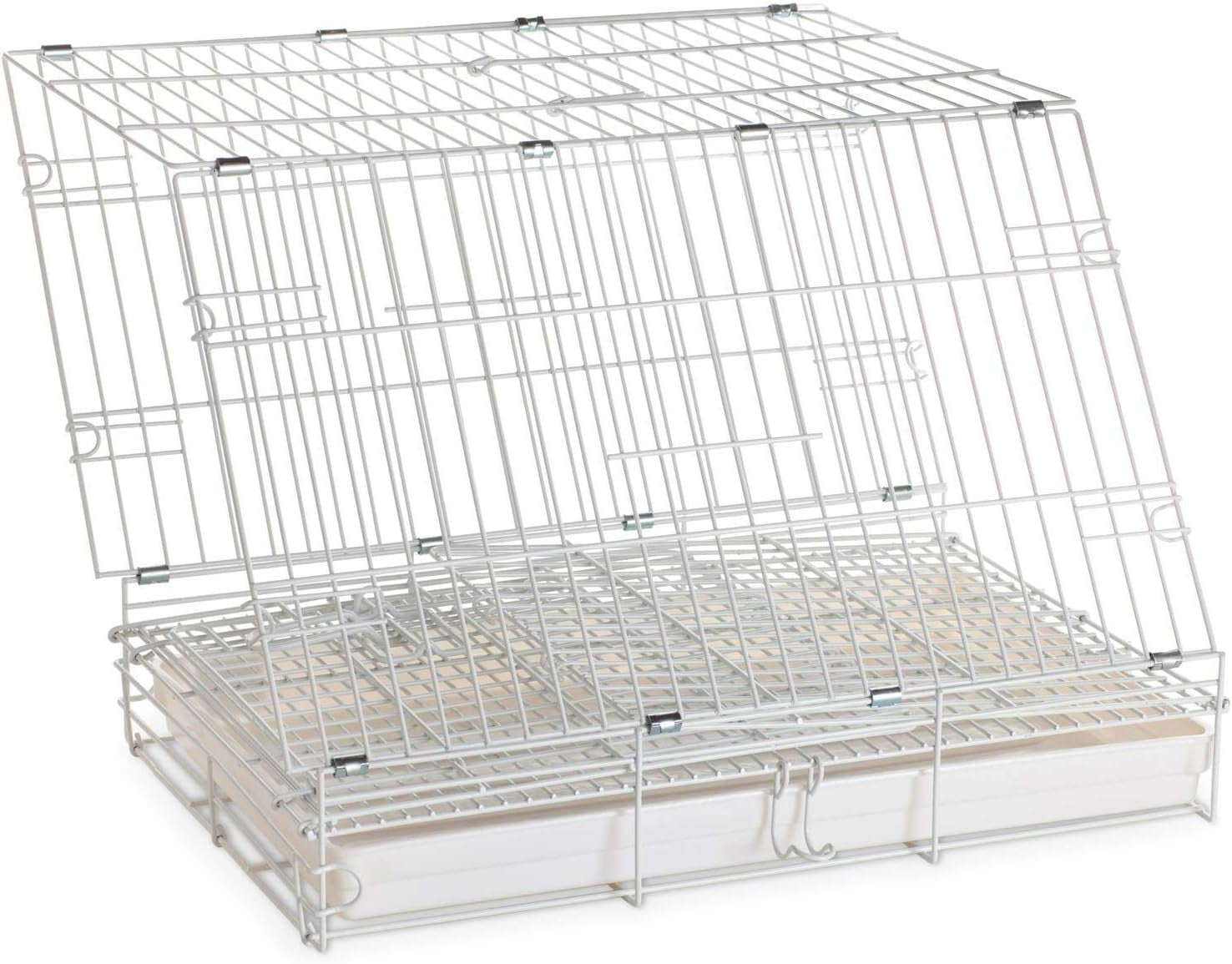 Two Size, Durable Metal Travel or Veterinary Collapsable Parrot Bird Carrier Cage