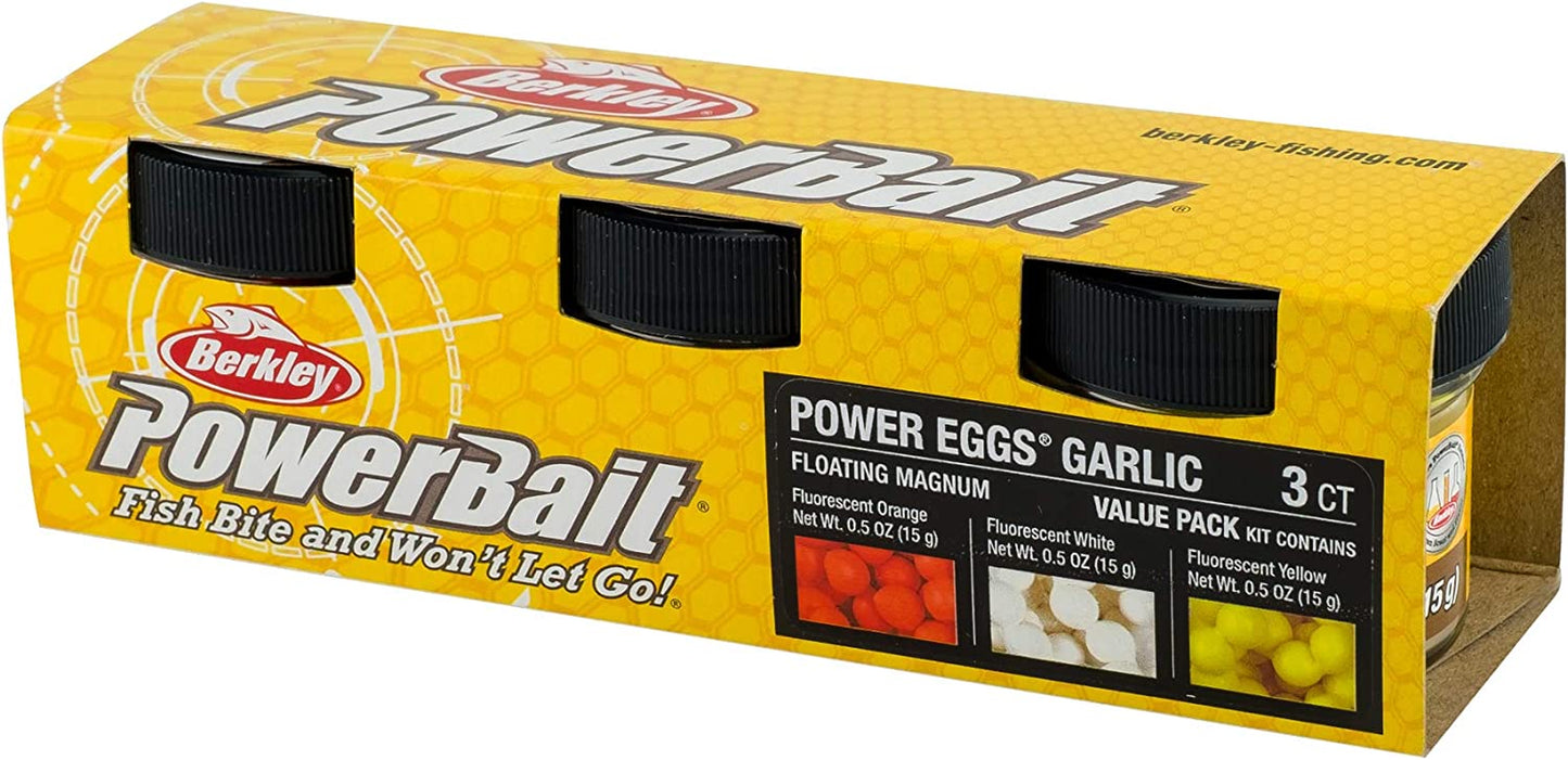 Berkley Powerbait Power Eggs Floating Mag Fishing Soft Bait Assortment