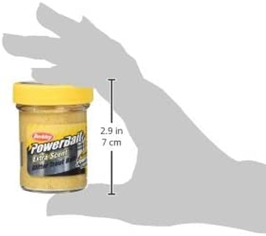 Berkley Powerbait Glitter Trout Bait,Yellow,1.75 Ounce Jar