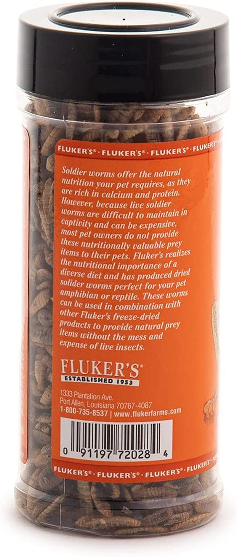 Freeze Dried Insects - Soldierworms, 2.2Oz