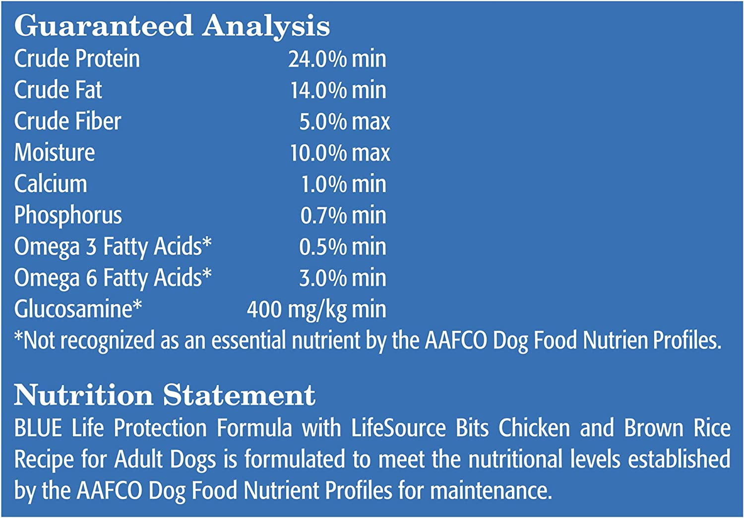 Blue Buffalo Life Protection Formula Natural Adult Dry Dog Food, Chicken and Brown Rice 30-Lb