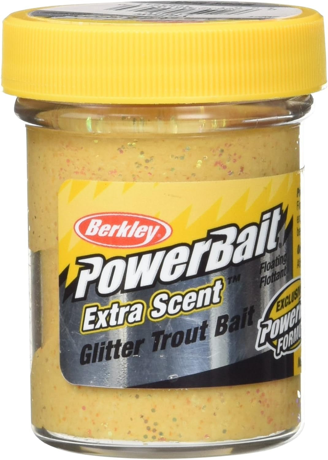 Berkley Powerbait Glitter Trout Bait,Yellow,1.75 Ounce Jar