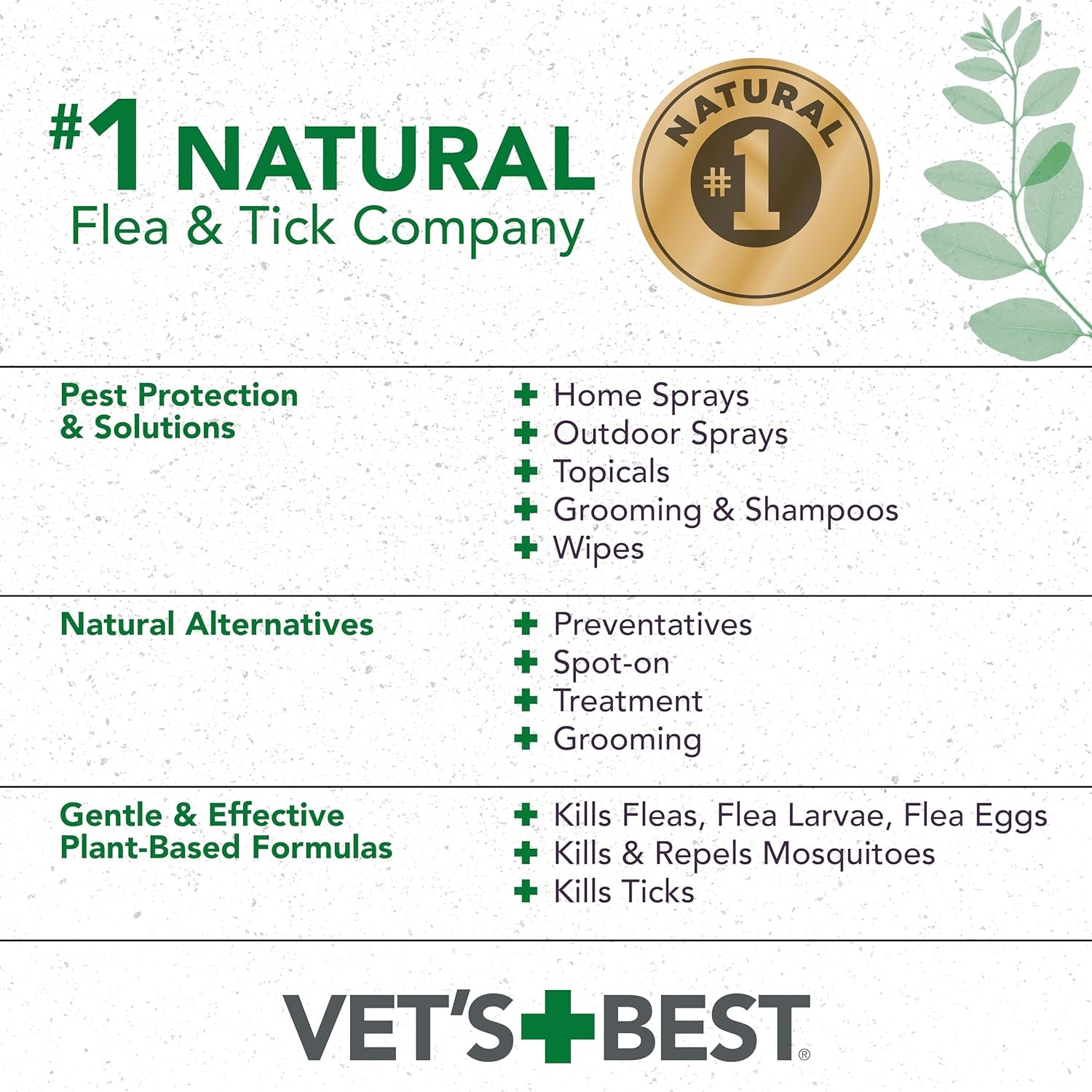 Vet’S Best Flea & Tick Advanced Strength Dog Shampoo - Dog Flea and Tick Treatment - Plant-Based Formula - Certified Natural Oils - 12 Oz