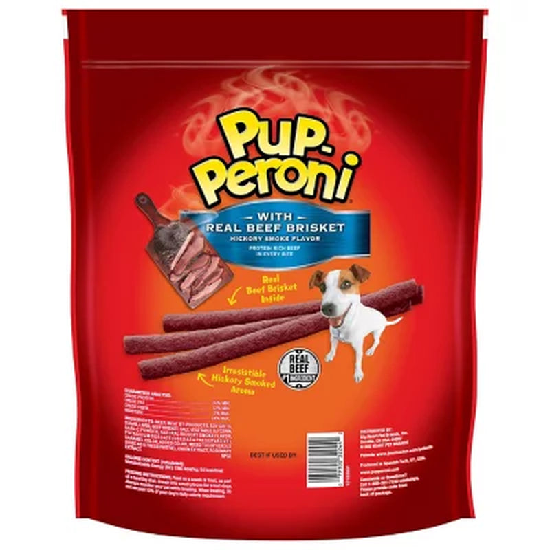 Pup-Peroni Dog Treats with Real Beef Brisket, Hickory Smoked Flavor (46 Oz.)